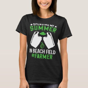 Camiseta Pai Farmante Dizendo Pai De Campos De Agricultura 