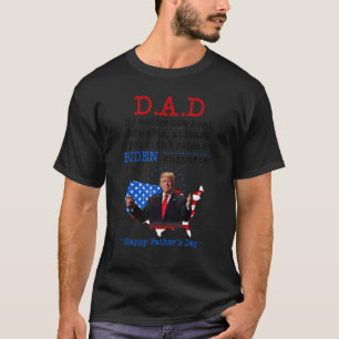 Camiseta Pai Feliz Dia de os pais Não importa como a vida d