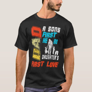 Camiseta Pai Filhos Primeiro Herói O Primeiro Amor Pela Min
