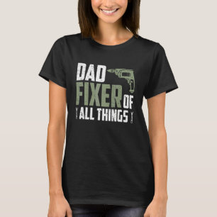 Camiseta Pai Fixer Contratante Carpenter Woodworker Fa