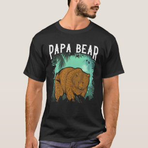 Camiseta Pai Floresta Animal Pai Papá