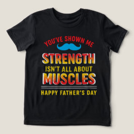 Camiseta "Pai: Força Silenciosa, Impacto Forte"