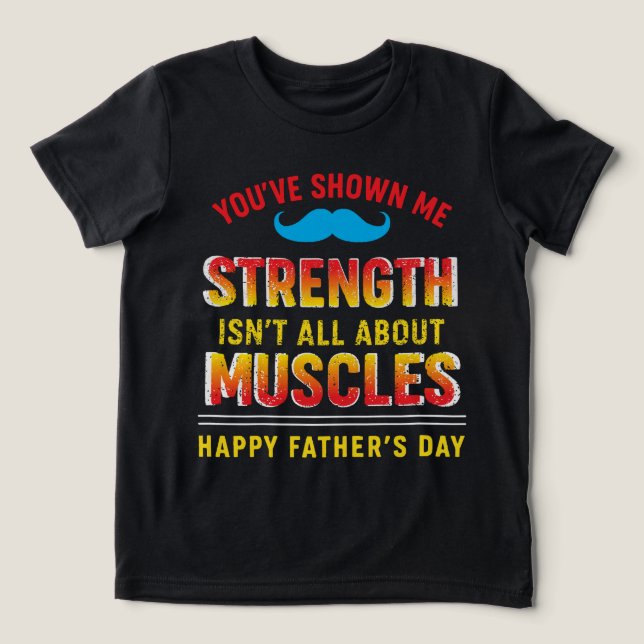 Camiseta "Pai: Força Silenciosa, Impacto Forte" (Design frontal)