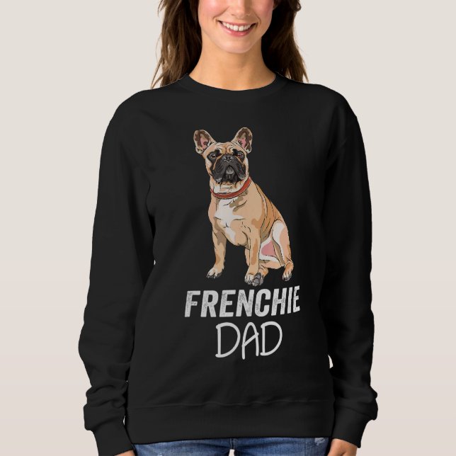 Camiseta Pai francês Bulhdog Pai (Frente)