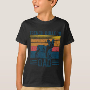 Camiseta Pai Francês - Vintage French Bulldog Papa