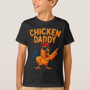 Camiseta Pai Frango Avicultor Antigo Funny Pais Dia dos Pai