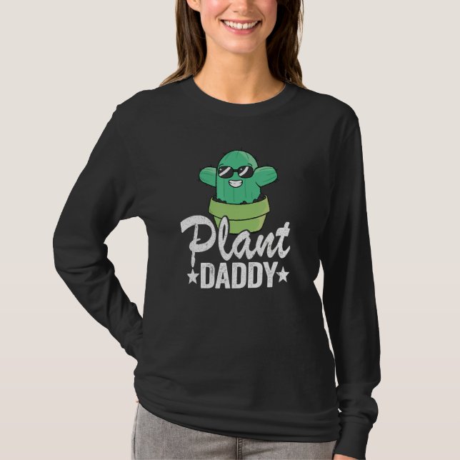 Camiseta Pai Funny Cactus Gardener Piadas de Mens (Frente)
