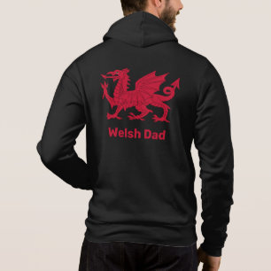 Camiseta Pai galês, Dragão Vermelho e País de Gales, ban