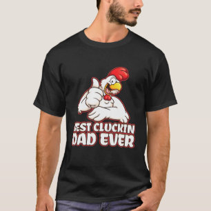 Camiseta Pai Galinha Bunda de Frango Para Avicultores