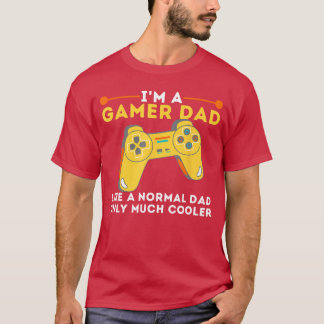 Camiseta Pai Gamer Como Um Pai Normal Video Game Jogos Pai