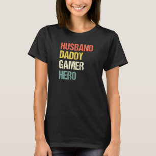 Camiseta Pai Gamer Hero Pop Padre Gaming D