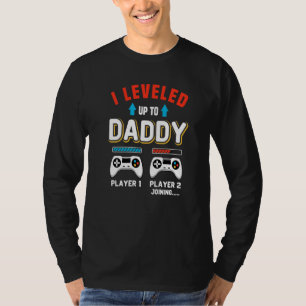 Camiseta Pai Gamer Masculino Descendência Joystick Subir De