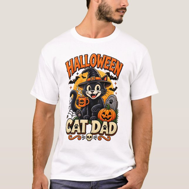 Camiseta pai gato (Frente)