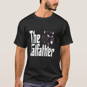 Camiseta Pai Gato O Cafetão do Gato Café Pai Gato Preto Kit