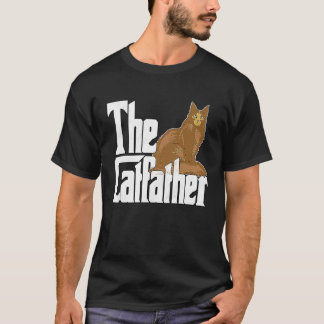 Camiseta Pai Gato O Catfather Maine Coon Pai do Gatinho 