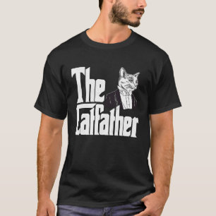 Camiseta Pai Gato O Gato Pai Louco Gato Vestido Pai Gatinho