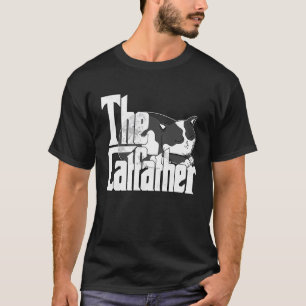 Camiseta Pai Gato O Padrinho do Gato Loucamente Fofo Pai do