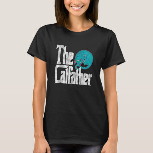 Camiseta Pai Gato O Padrinho do Gato Loucamente Fofo Pai do
