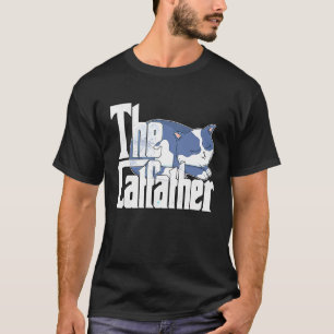 Camiseta Pai Gato O Padrinho do Gato Loucamente Fofo Pai do