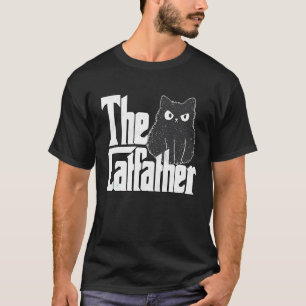 Camiseta Pai Gato O Padrinho do Gato Louco Malvado Pai do G
