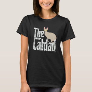 Camiseta Pai Gato O Padrinho do Gato Pai do Gato Louco Pai