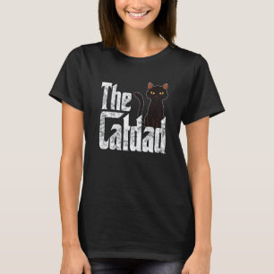 Camiseta Pai Gato O Padrinho do Gato Pai do Gato Louco Pai