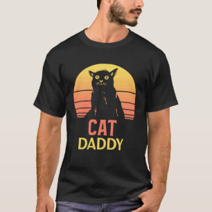 Camiseta Pai Gato Pai Gatinho Estilo Vintage Anos Oitenta R