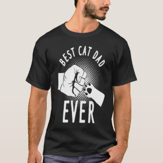 Camiseta Pai Gato Papai Gato Melhor Pai Gato de Todos