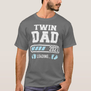 Camiseta Pai gêmeo 2022 carregamento para anúncio de gravid