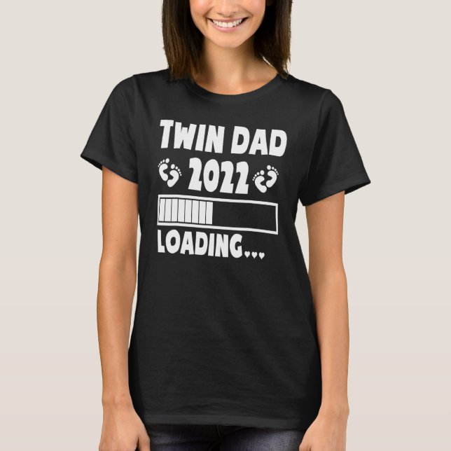 Camiseta Pai Gêmeos 2022 Esperando do Pai Pai Gêmeo (Frente)