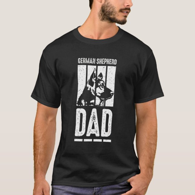 CAMISETA PAI GERMAN SHEPHERD 3 (Frente)