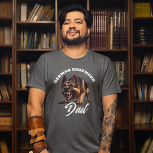 Camiseta Pai German shepherd Vicioso