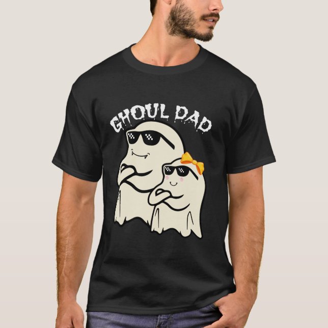 Camiseta Pai Ghoul Engraçado Correspondente Família Hallowe (Frente)