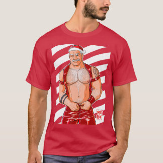 CAMISETA PAI GOSTA DA EDIÇÃO XMAS DE COURO