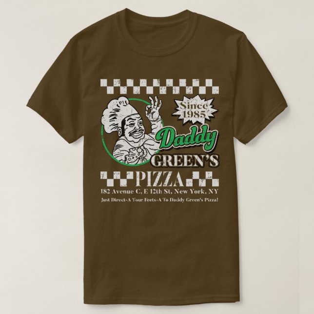 Camiseta Pai Greens Pizza Último Dragão (Frente do Design)