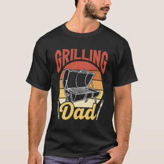 Camiseta Pai Grill Papa Grill Dia de os pais do Pai Pai