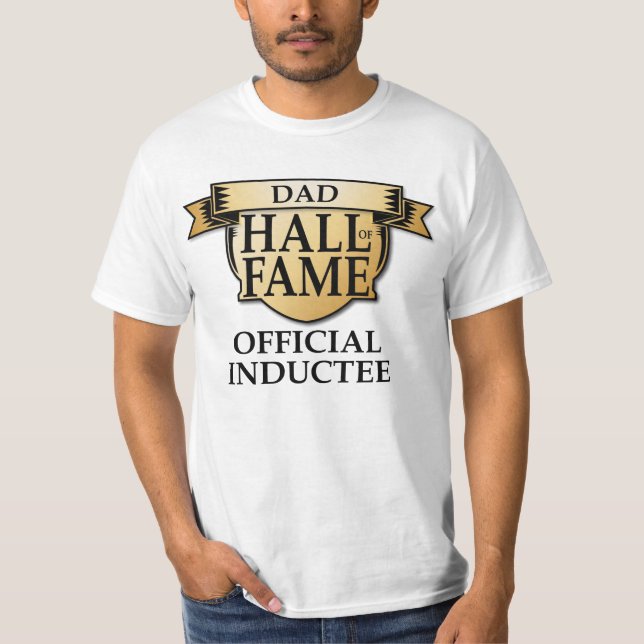 Camiseta Pai Hall of Fame Oficial Induzido (Frente)