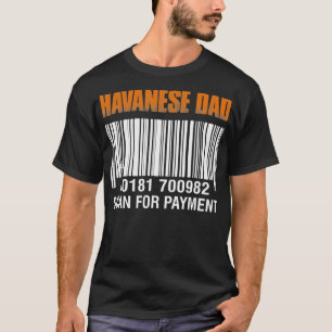 Camiseta Pai Havanês Verificando O Dia de os pais Funny G