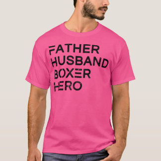 Camiseta Pai HeroDia de os pais Mens Padre Husband Boxer
