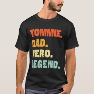 Camiseta Pai Herói Lenda Nome Personalizado Dia dos Pais