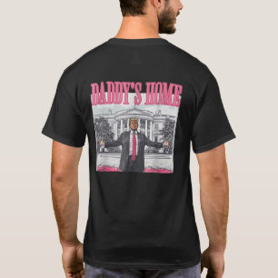 Camiseta Pai Home Trump Pink 2024 Men Women