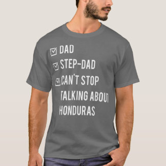 Camiseta Pai Hondurenho Honduras Nascer Papa Dia de os pais