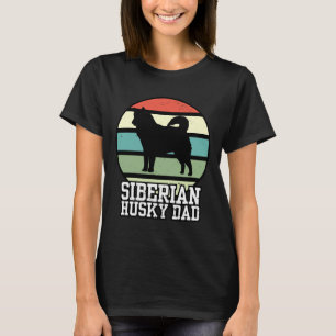 Camiseta Pai I Retro Rouco Siberiano Husky