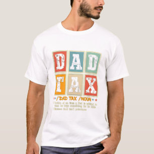 Camiseta Pai Imposto Funny Foodie Snack Humor