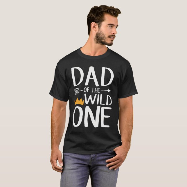 Camiseta Pai impressionante da uma coisa selvagem (Frente Completa)