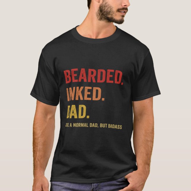 Camiseta Pai Incluso Com Mancal Como Um Pai Normal, Mas Crâ (Frente)