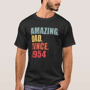 Camiseta pai Incrível De 1954 Desde 1954