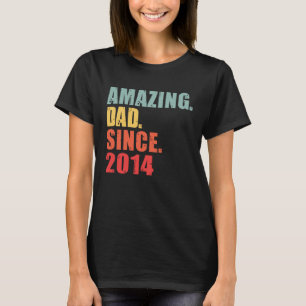 Camiseta pai Incrível De 2014 Desde 2014