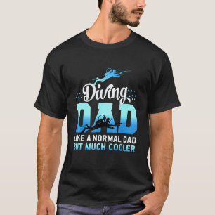 Camiseta Pai Incrível de Mergulho Para Diversos de Scuba e