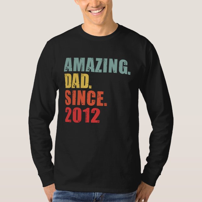 Camiseta Pai Incrível desde 2012 Desde 2012 (Frente)